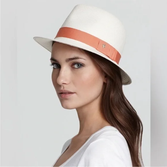 NWOT Classic Helen Kaminski Vitoria Panama Hat Chalk / Gum-blossom, Sydney AUS - Picture 7 of 7